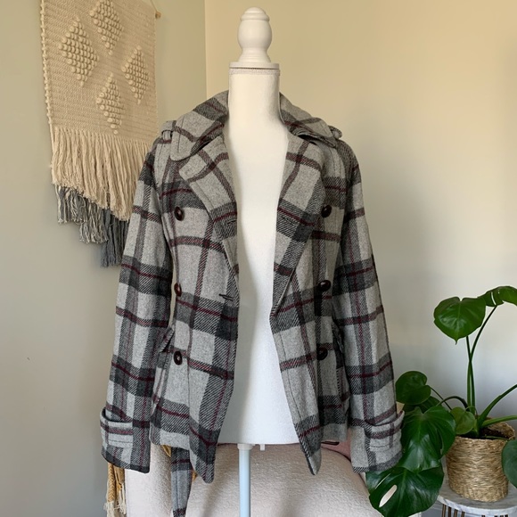 ❌SOLD❌ American Eagle Small Wool Blend Peacoat - Picture 2 of 5